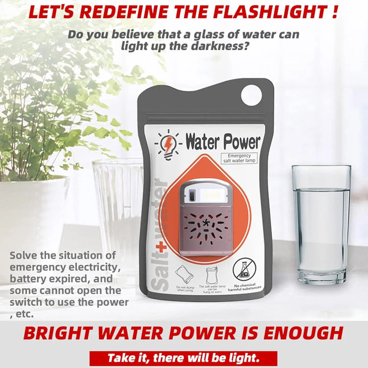 emergency lamp Portable Salt water /No Battery with Lifetime 120 hourss
